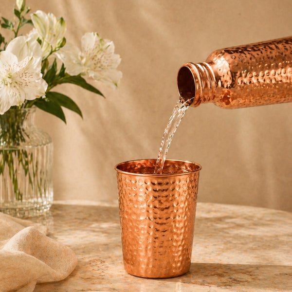 MyTamra™ Hammered Copper Glass