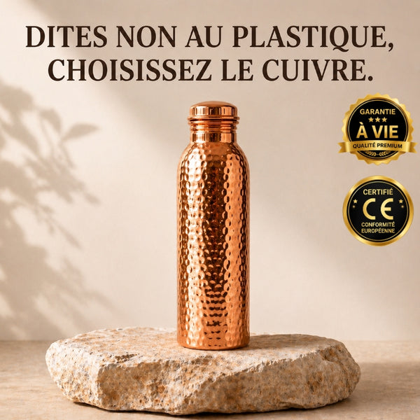Pure Copper Water Bottle – MyTamra™ | Naturally Purified Water, Plastic Free
