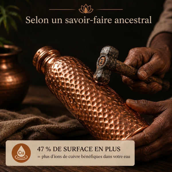 Pure Copper Water Bottle – MyTamra™ | Naturally Purified Water, Plastic Free